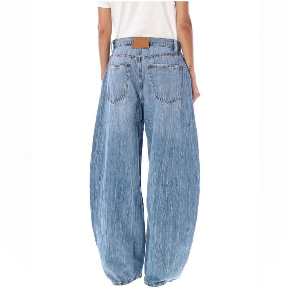 Alexander Wang Women Oversized Round Low Rise Jeans - Picture 3 of 5